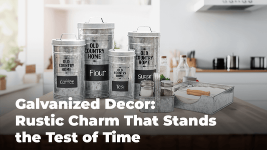 Galvanized Decor: Rustic Charm That Stands the Test of Time