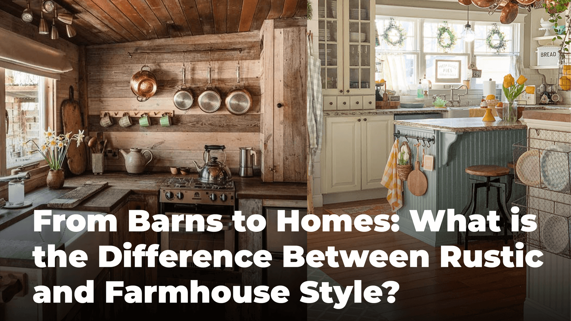 
          
            From Barns to Homes: What is the Difference Between Rustic and Farmhouse Style?
          
        