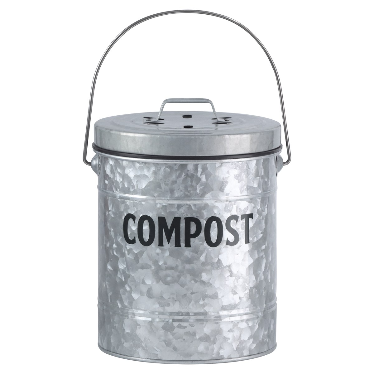 Compost Pail Stainless Steel 1.3 gal – Down To Earth Home, Garden